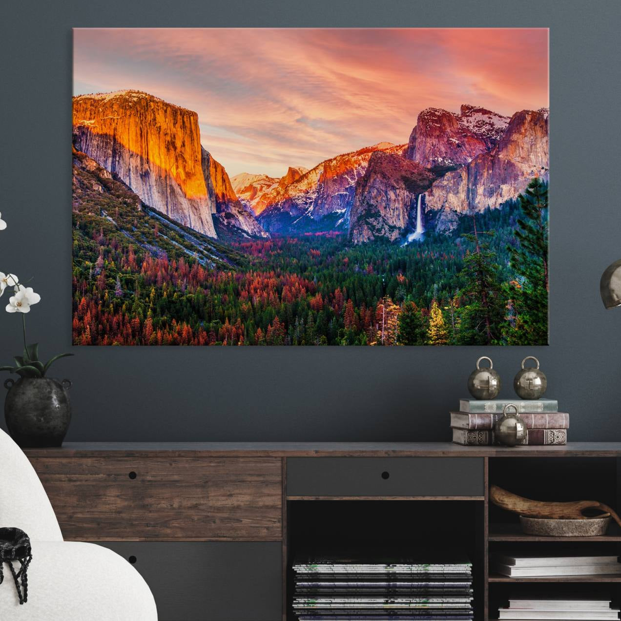-El Capitan Yosemite National Park Canvas Wall Art Print