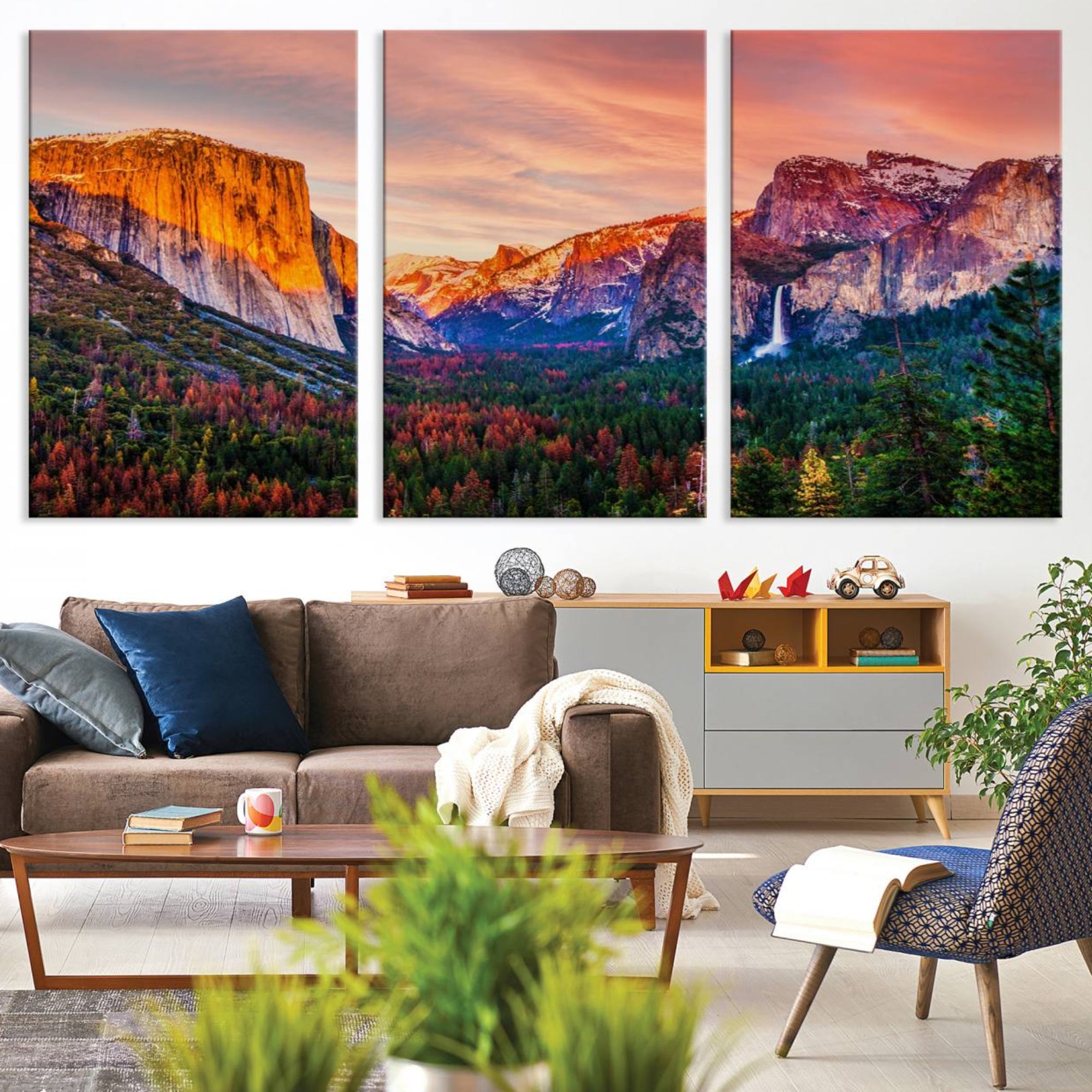 24519-MGV-CV-36X24-El Capitan Yosemite National Park Canvas Wall Art Print