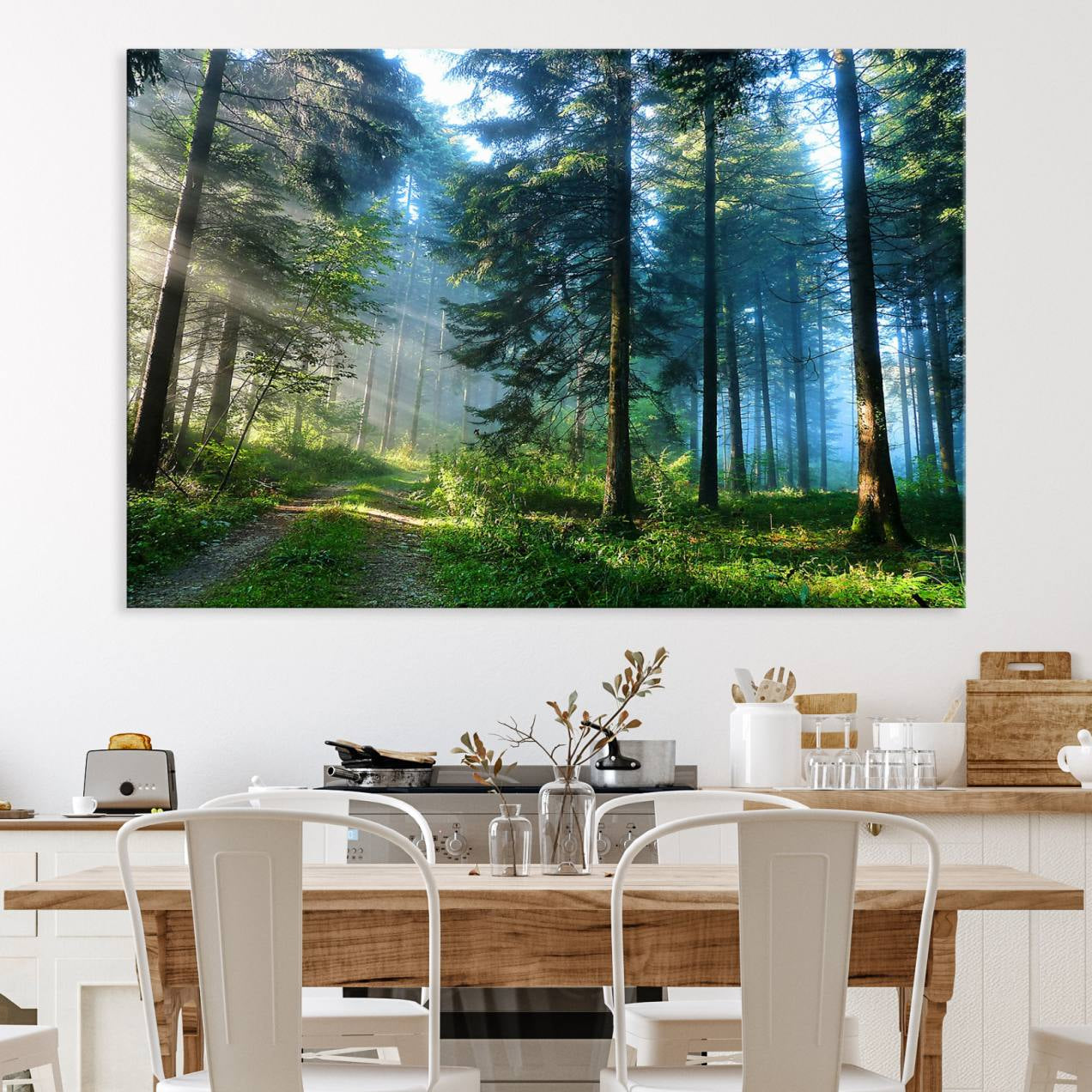 24634-MGV-CV-36X24-Forest Sun Shine Wall Art Canvas Print