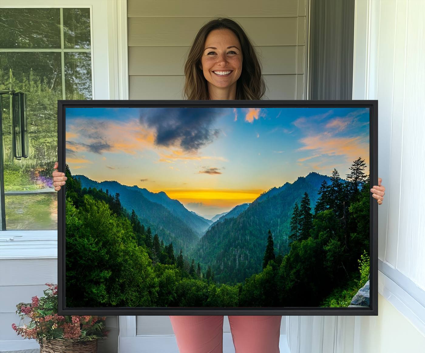 -Glamorous Landscape Canvas Wall Art, Forest Canvas Print Home Decor