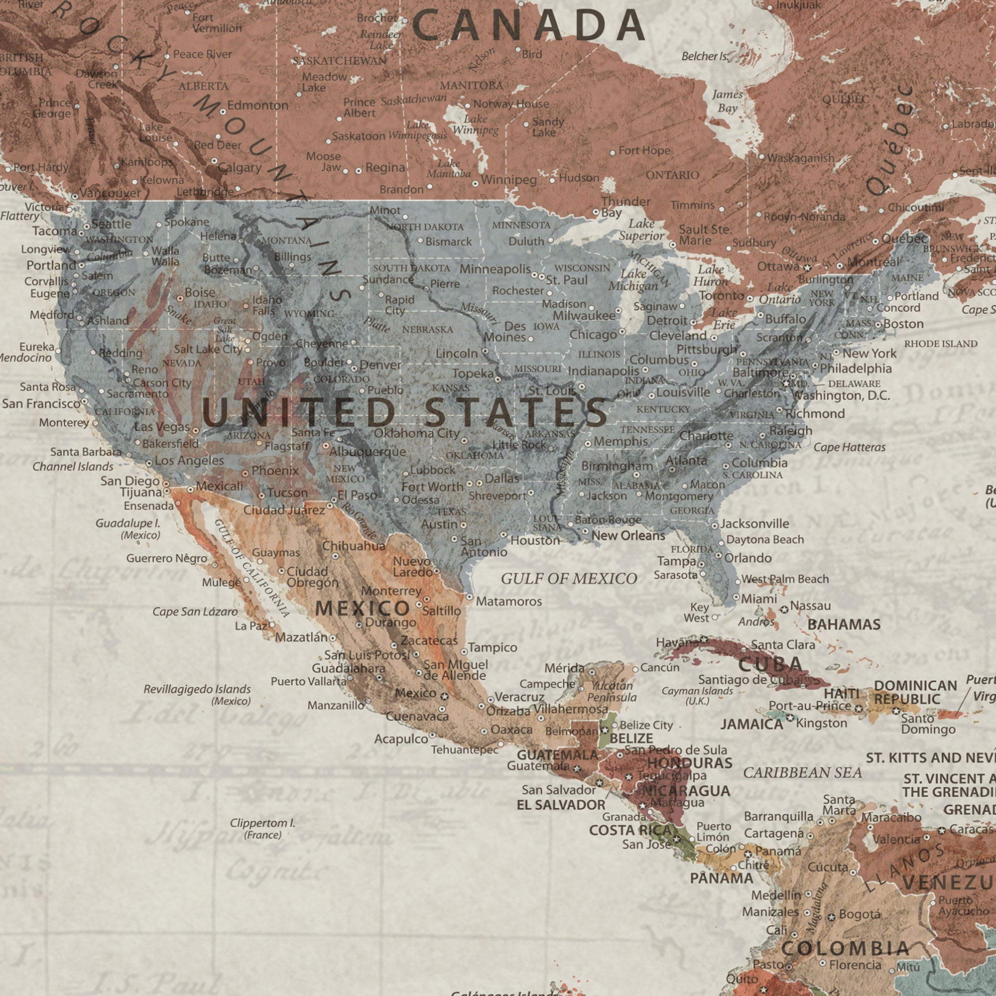 32470528-MGV-CV-36X24-Custom Framed World Map Canvas Print – Personalized Push Pin Travel Tracker Gift for Couples for Home, Office