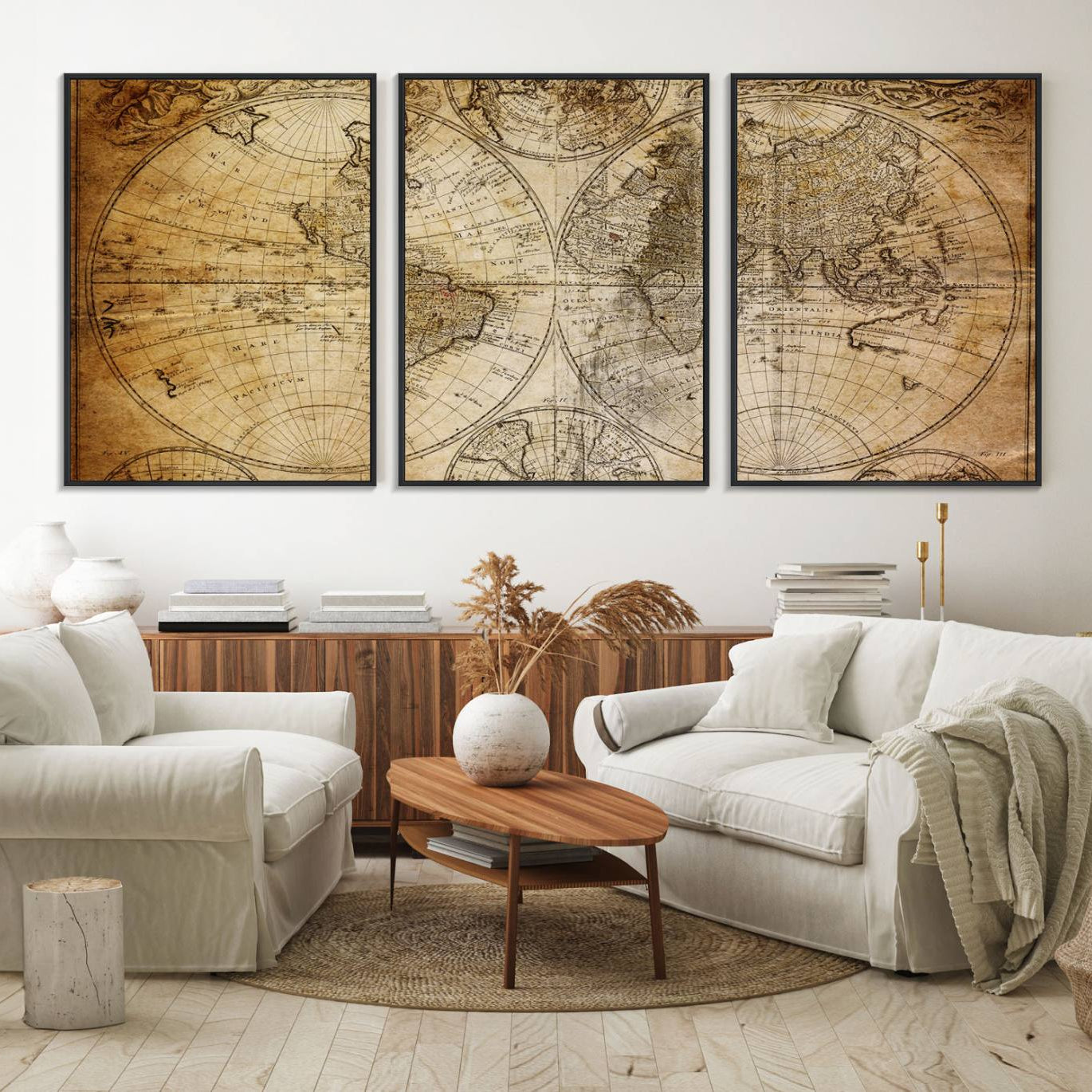 75053-MGV-FC-60X30-3P_Black-Push Pin World Map Canvas Print – Framed Wall Art for Couples to Track Their Travels – Anniversary