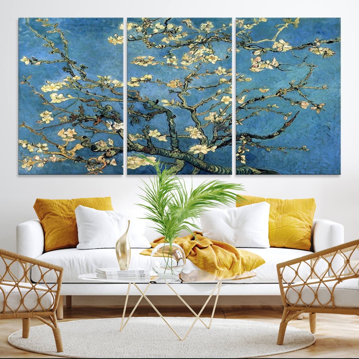 94991-MGV-CV-36X24-Wall Art Almond Blossom by Van Gogh Canvas Print
