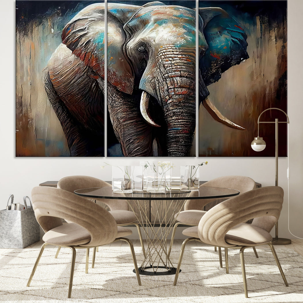 Edit-Images-Wild Elephant Wall Art Canvas Print