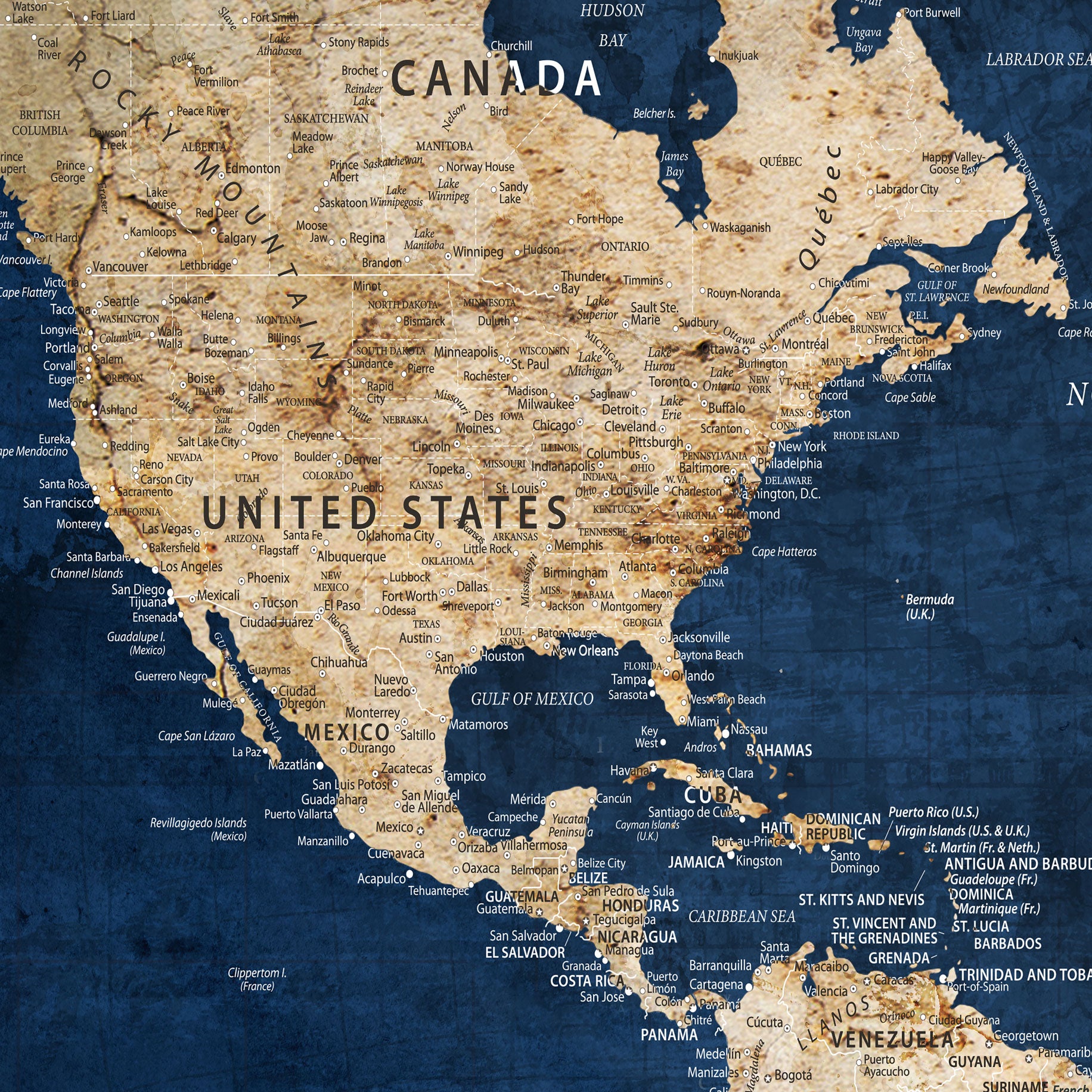 -Custom Push Pin World Map Print Personalized Canvas Wall Art Travel Memories Framed Gift for Couples for Home, Office