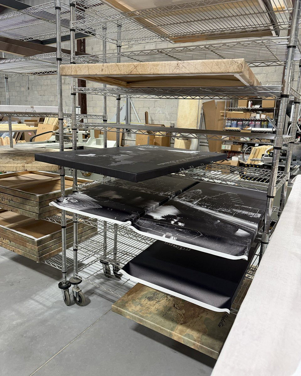 Finished pieces, waiting for final check.