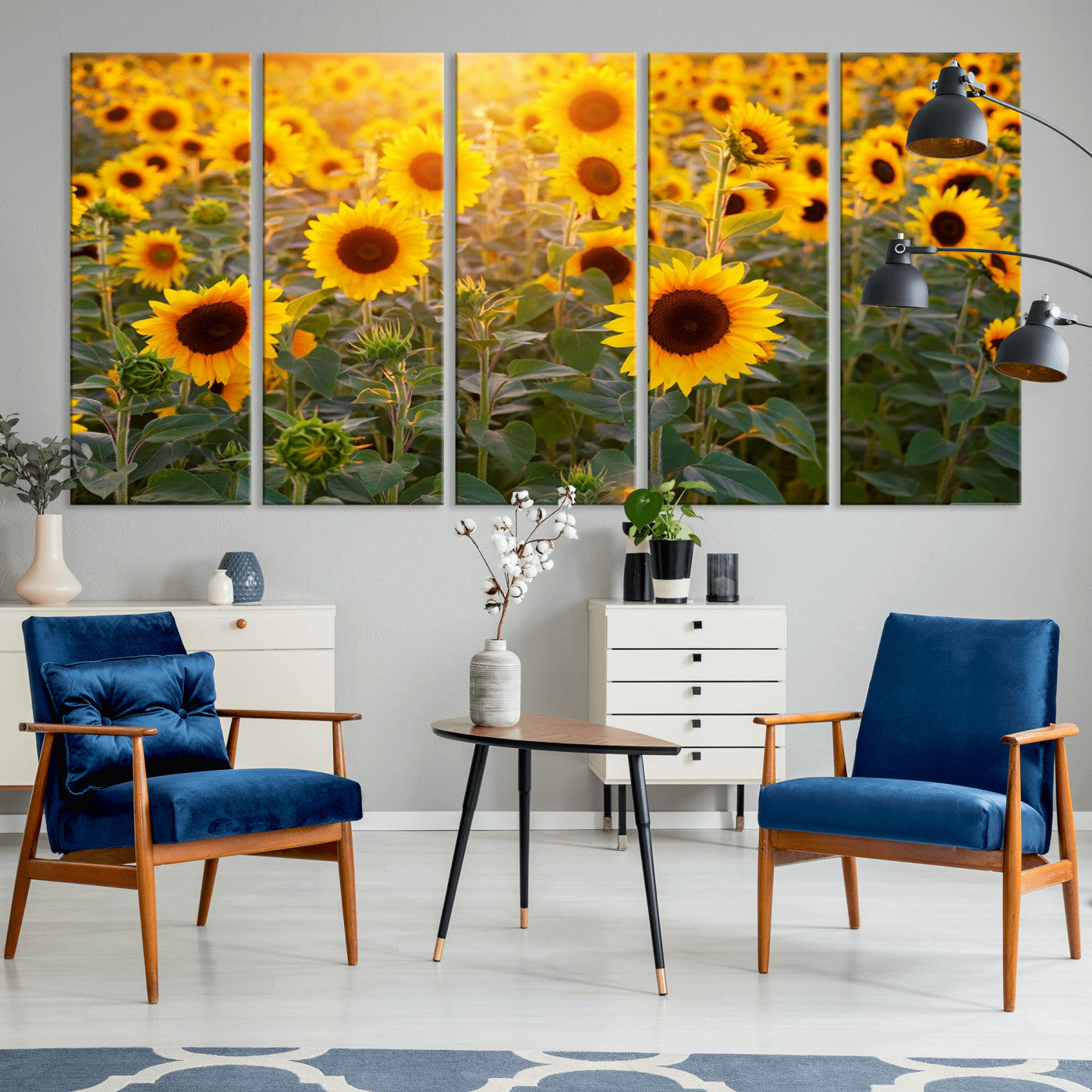 53685-MGV-CV-36X24-Sunflower Sunshine Wall Art Canvas Print