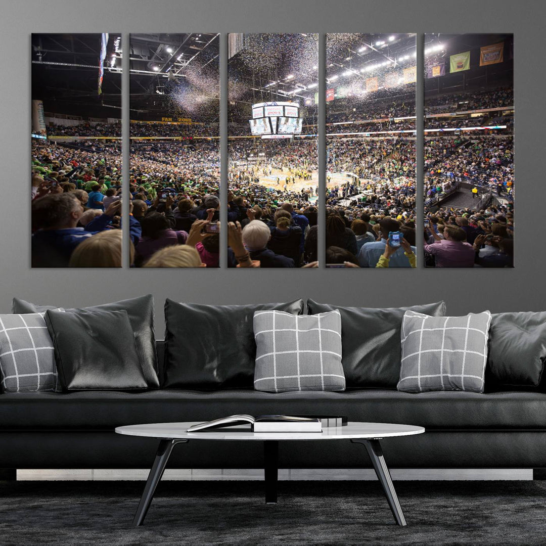 Bridgestone Arena Wall Art | Nashville Predators Hockey Team Print | Canvas Print | Ready to Hang | Nashville Wall Decor