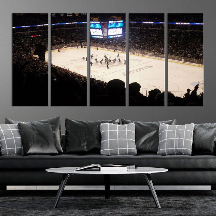 Canada Life Centre Wall Art | Winnipeg Jets Hockey Team Print | Canvas Print | Ready to Hang | Winnipeg Wall Decor