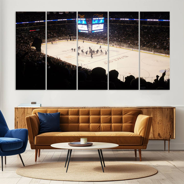 Canada Life Centre Wall Art | Winnipeg Jets Hockey Team Print | Canvas Print | Ready to Hang | Winnipeg Wall Decor