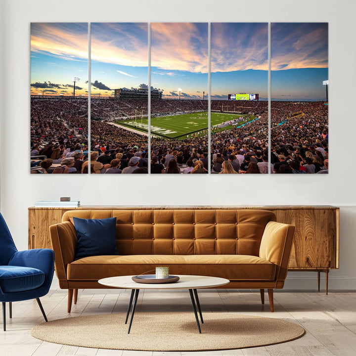 UCF Knights Football Team Print - Orlando FBC Mortgage Stadium Wall Art Canvas Print