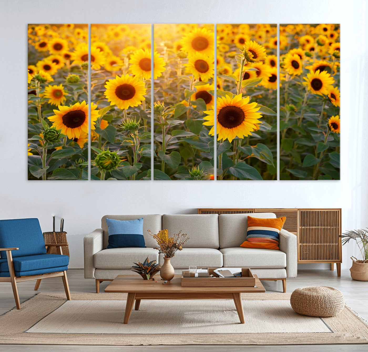53685-MGV-CV-36X24-Sunflower Sunshine Wall Art Canvas Print