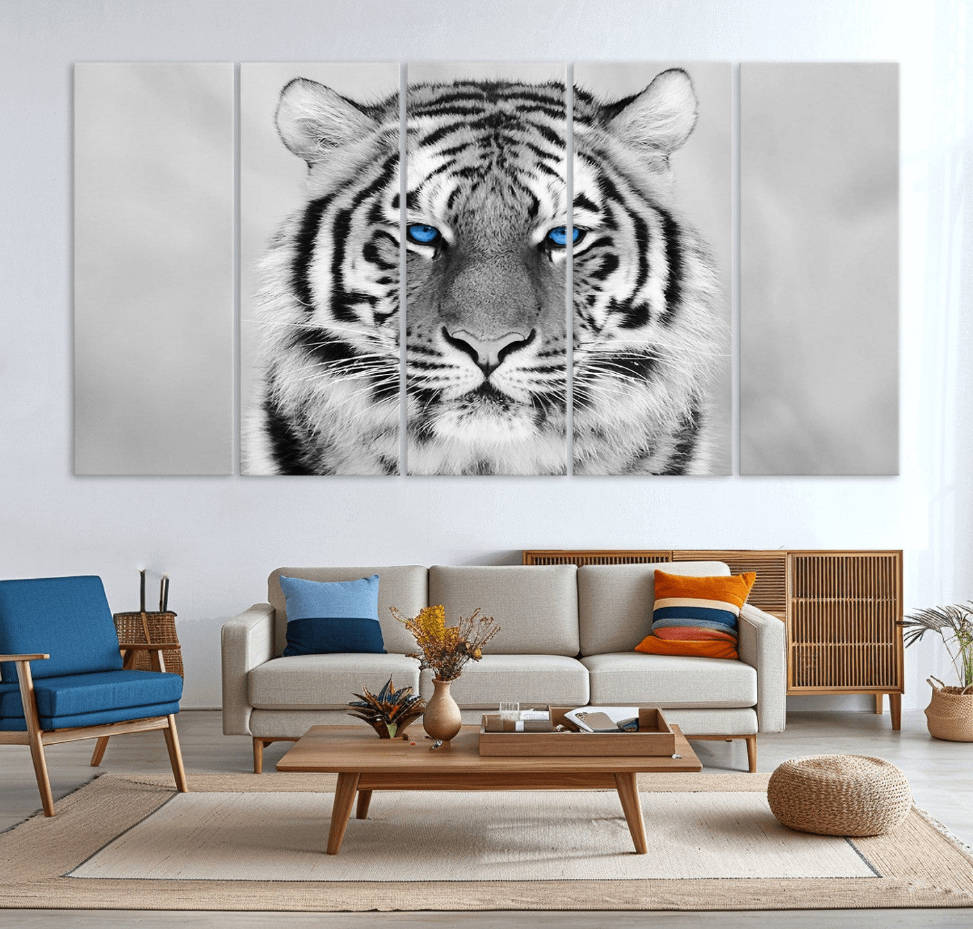 46396-MGV-CV-36X24-Tiger Canvas Artwork Wall Art Print