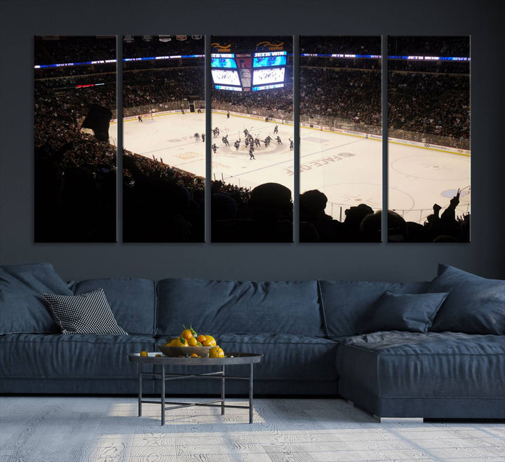 Canada Life Centre Wall Art | Winnipeg Jets Hockey Team Print | Canvas Print | Ready to Hang | Winnipeg Wall Decor