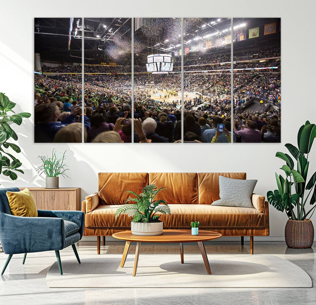 Bridgestone Arena Wall Art | Nashville Predators Hockey Team Print | Canvas Print | Ready to Hang | Nashville Wall Decor