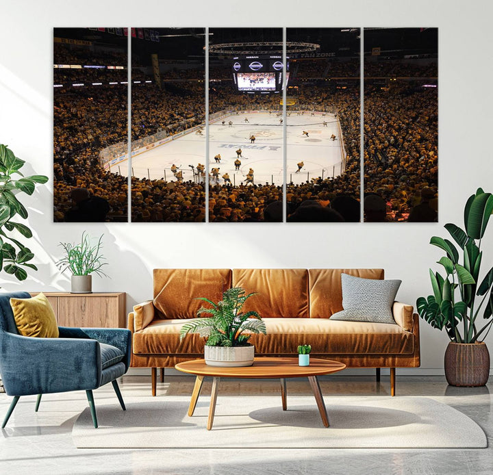 Nashville Predators Wall Art Canvas Print.