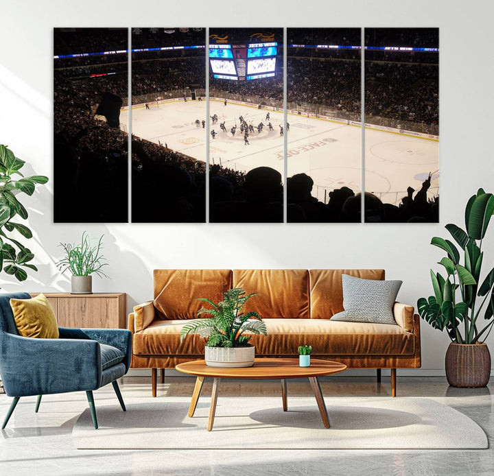 Canada Life Centre Wall Art | Winnipeg Jets Hockey Team Print | Canvas Print | Ready to Hang | Winnipeg Wall Decor