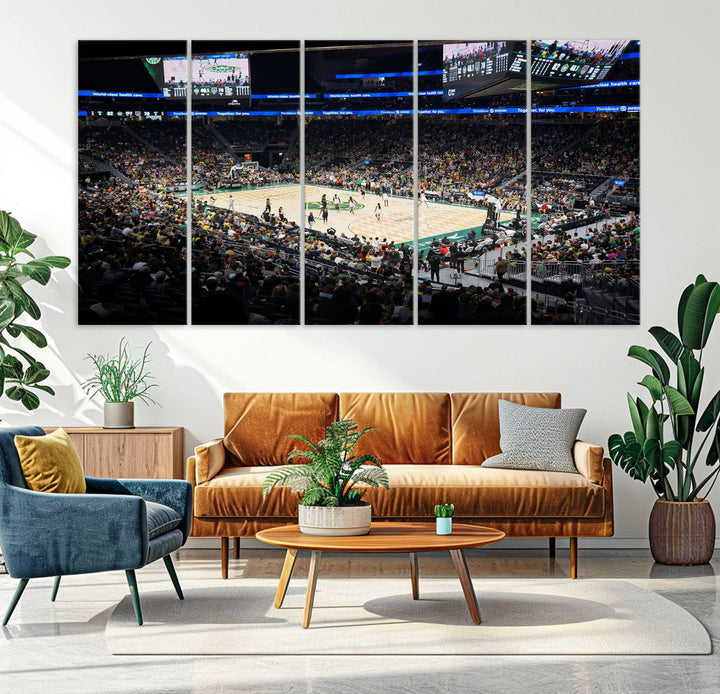 Climate Pledge Arena | Washington Seattle Kraken Hockey Stadium Wall Art | Canvas Print | Ready to Hang