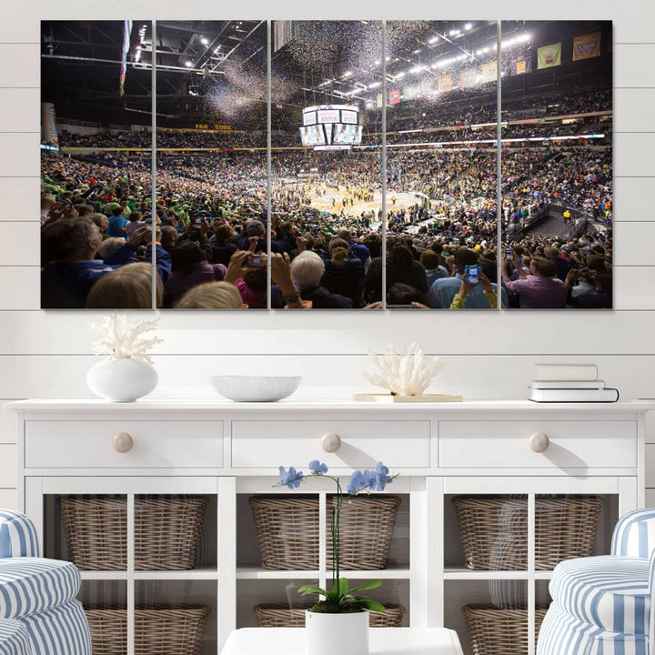 Bridgestone Arena Wall Art | Nashville Predators Hockey Team Print | Canvas Print | Ready to Hang | Nashville Wall Decor