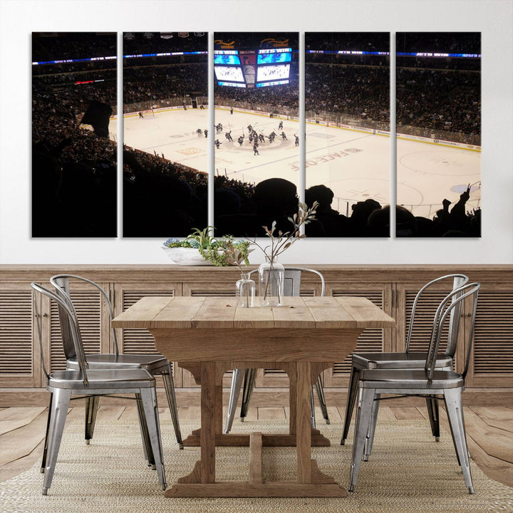 Canada Life Centre Wall Art | Winnipeg Jets Hockey Team Print | Canvas Print | Ready to Hang | Winnipeg Wall Decor