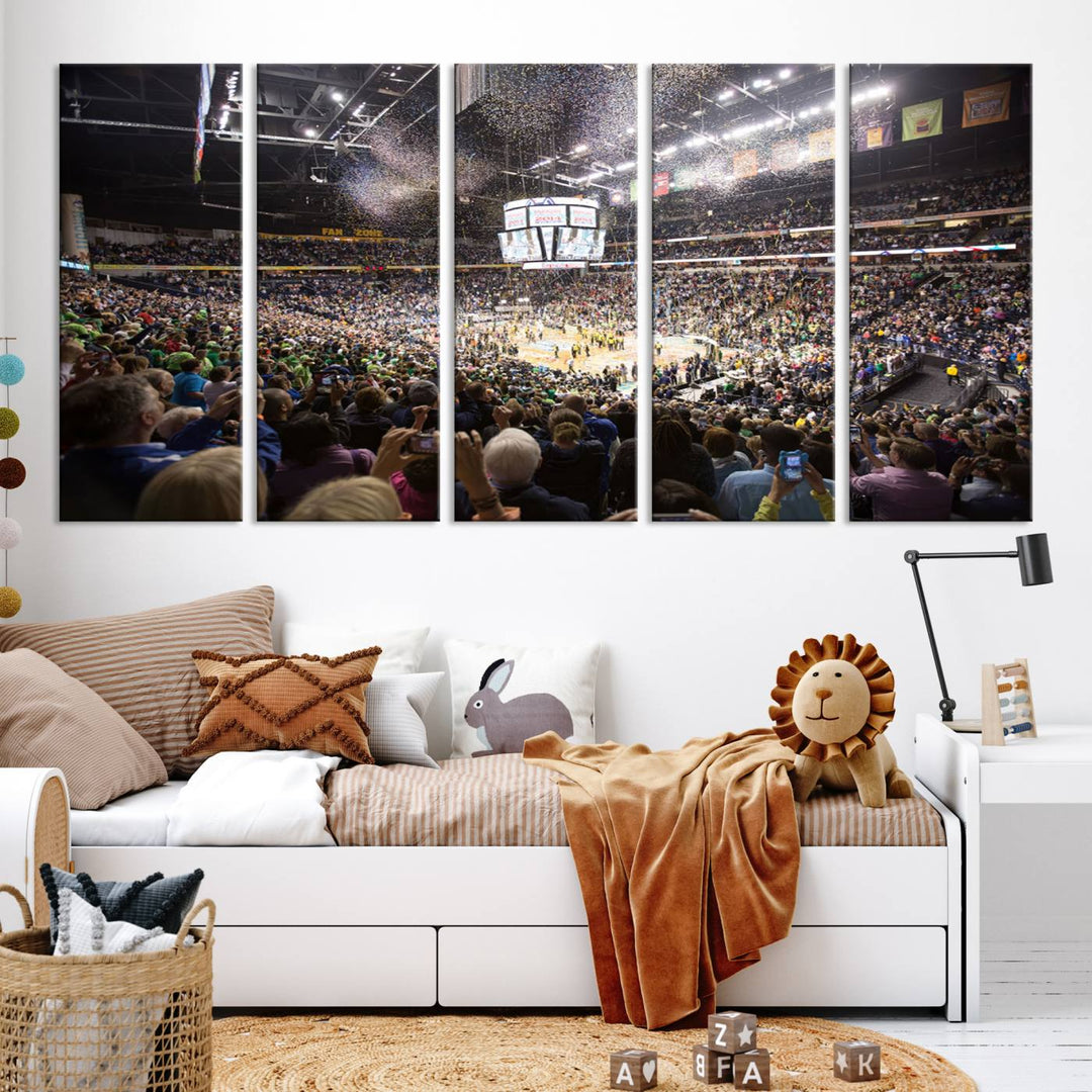 Bridgestone Arena Wall Art | Nashville Predators Hockey Team Print | Canvas Print | Ready to Hang | Nashville Wall Decor