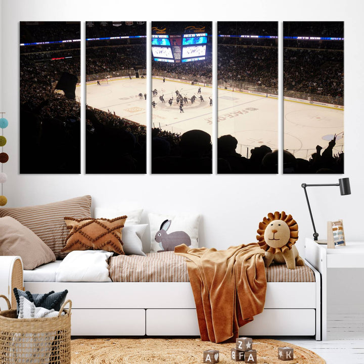 Canada Life Centre Wall Art | Winnipeg Jets Hockey Team Print | Canvas Print | Ready to Hang | Winnipeg Wall Decor