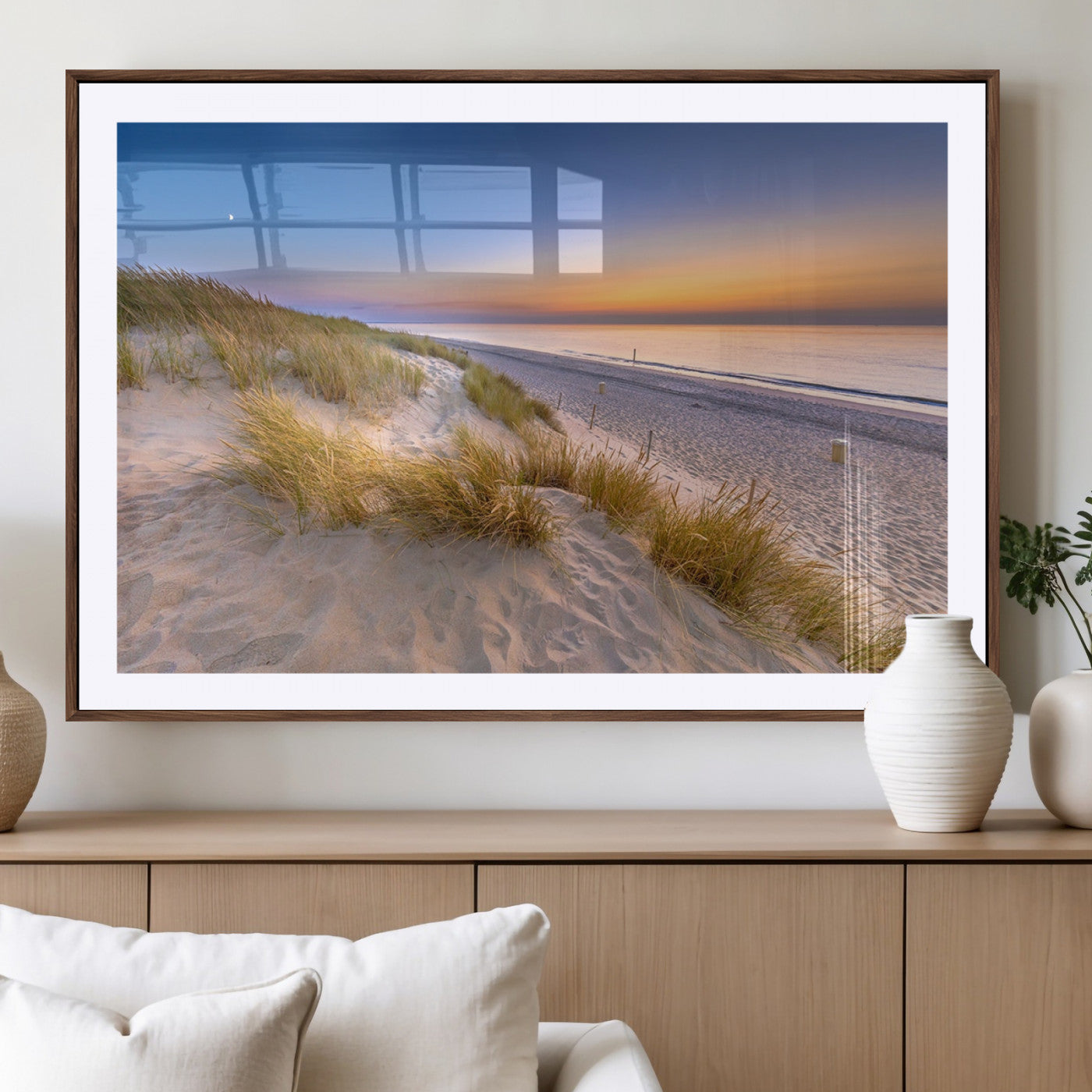-Sunrise On The Beach Wall Art Canvas Print