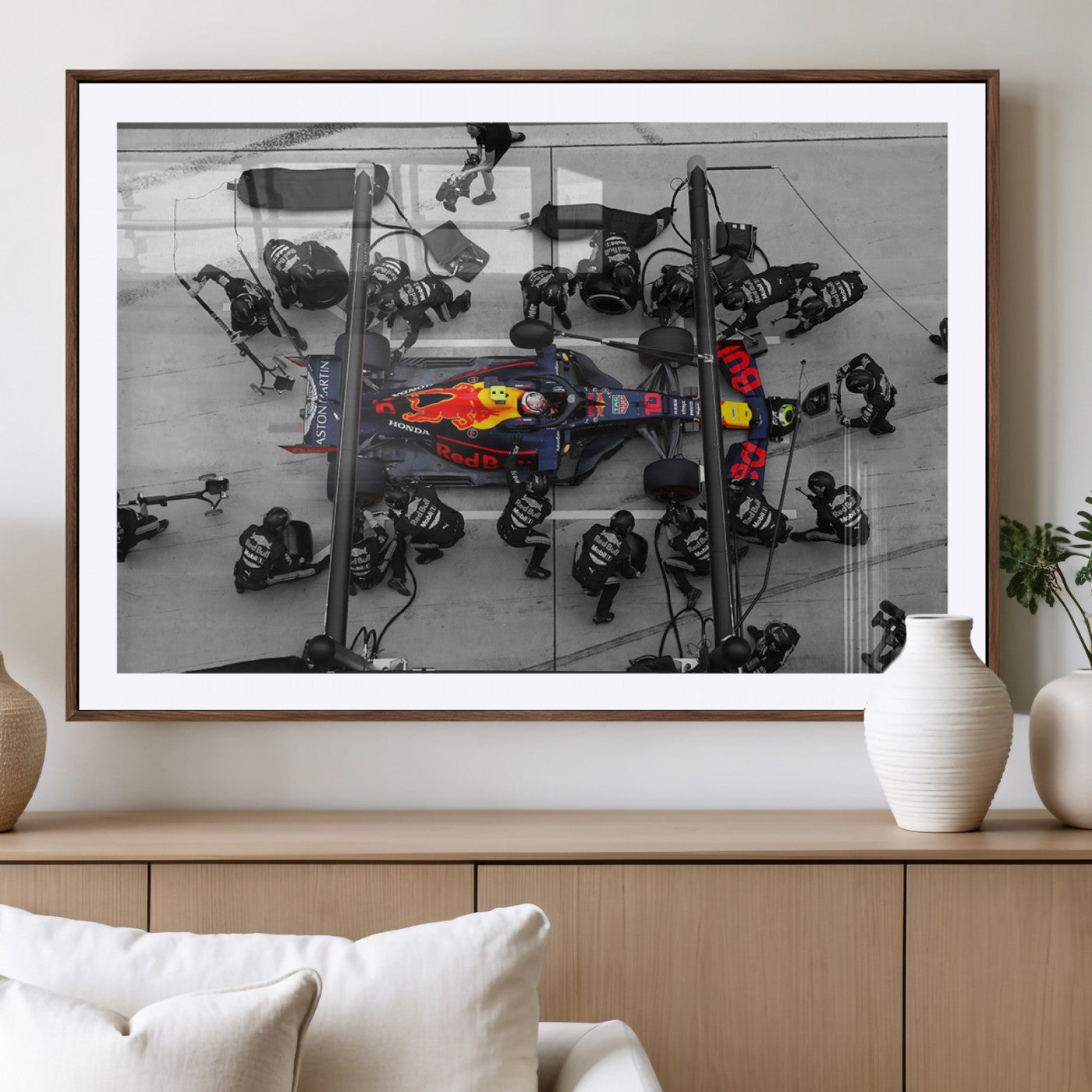 -RedBull Formula 1 Canvas Wall Art Print