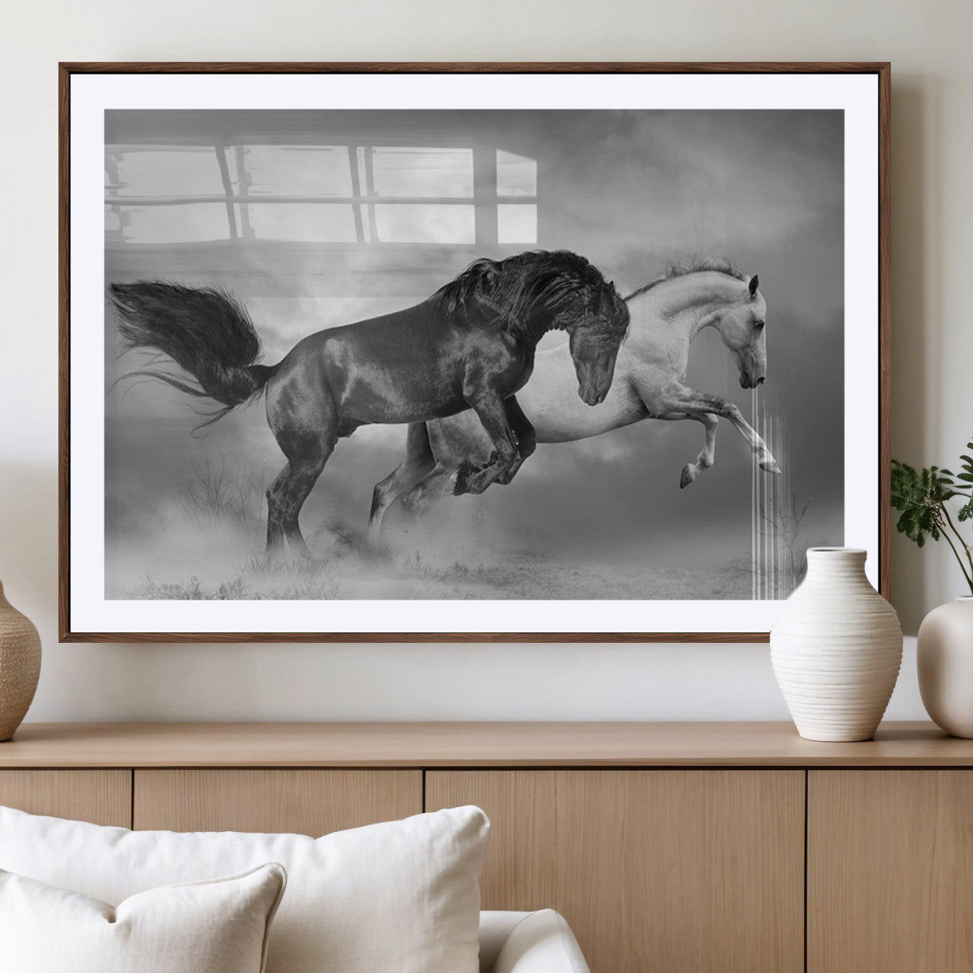 MGC-FP-36x24 - Wild Horses Wall Art Canvas Print