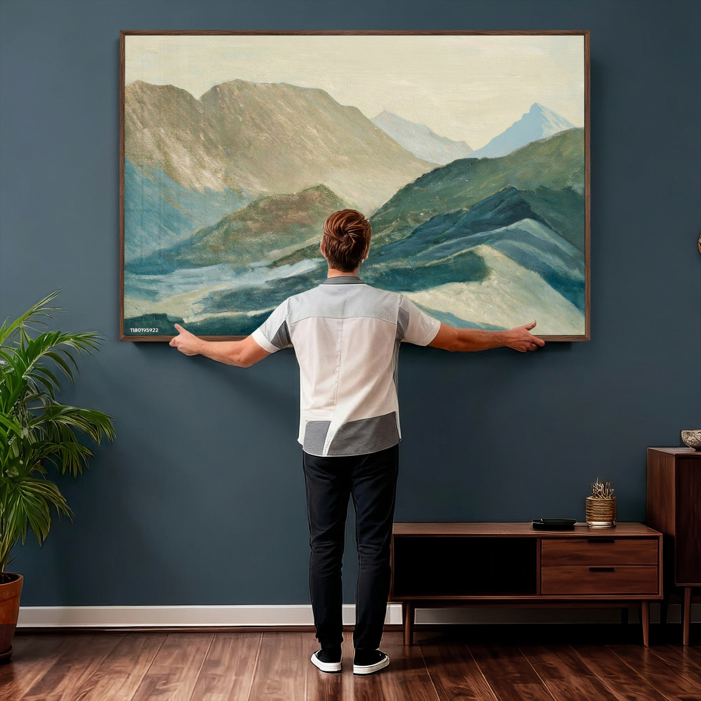 33629523-MGV-CV-36X24 - Shemelina Mountain Landscape, Mountains at Dawn Wall Art Canvas Print