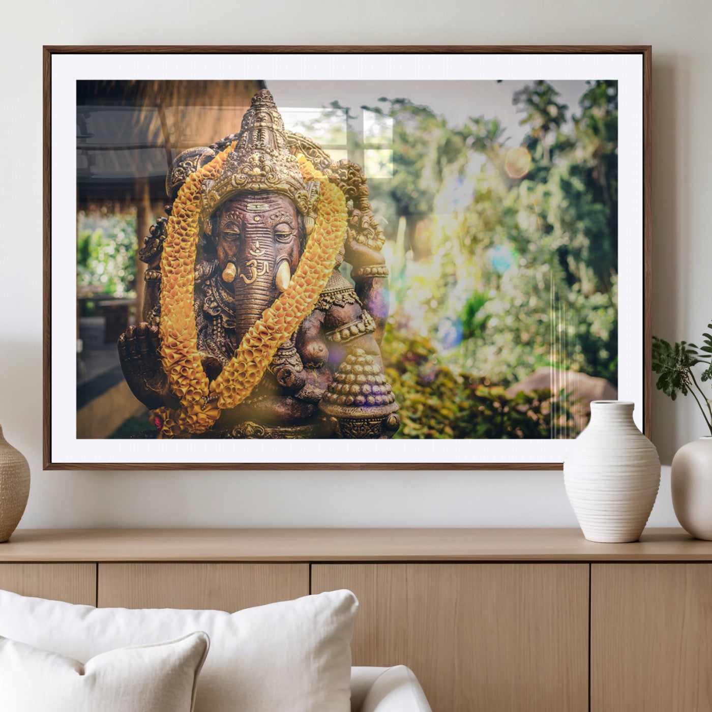MGC-FP-36x24 - Hinduism Statue Wall Art Canvas Print