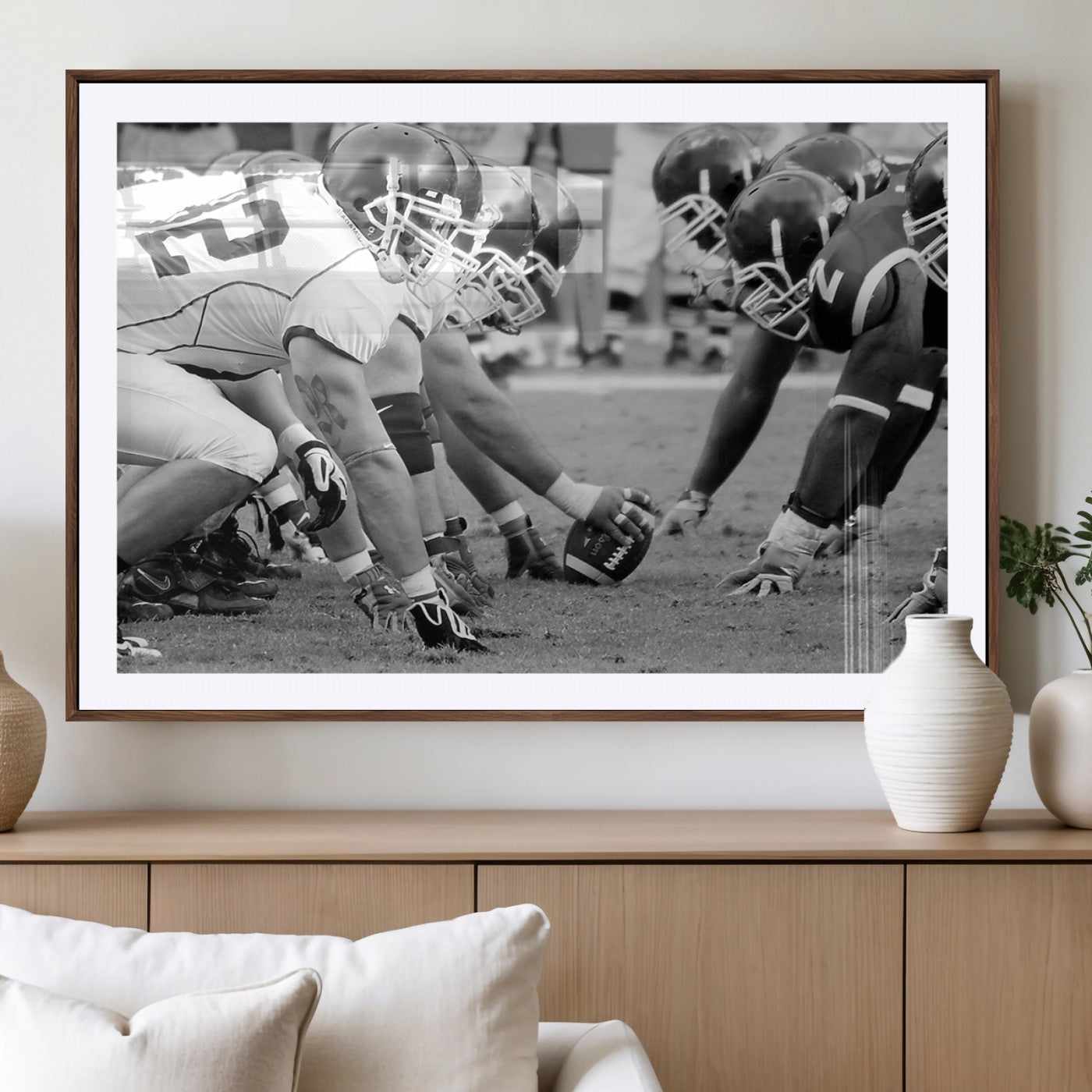 MGC-FP-36x24 - American Football Player Wall Art Canvas Print