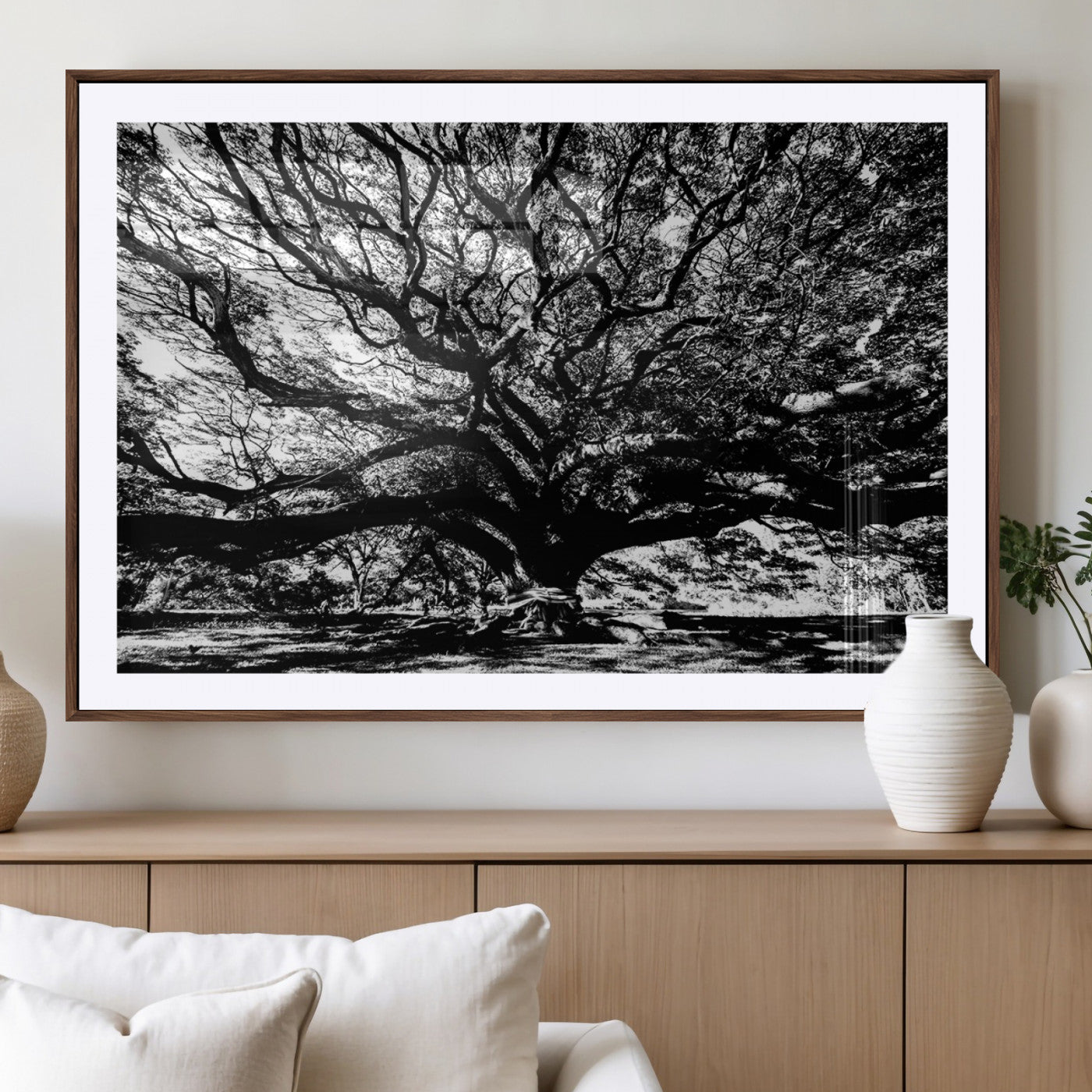 MGC-FP-36x24 - Mighty Angel Oak Wall Art | Angel Oak Tree Art Print