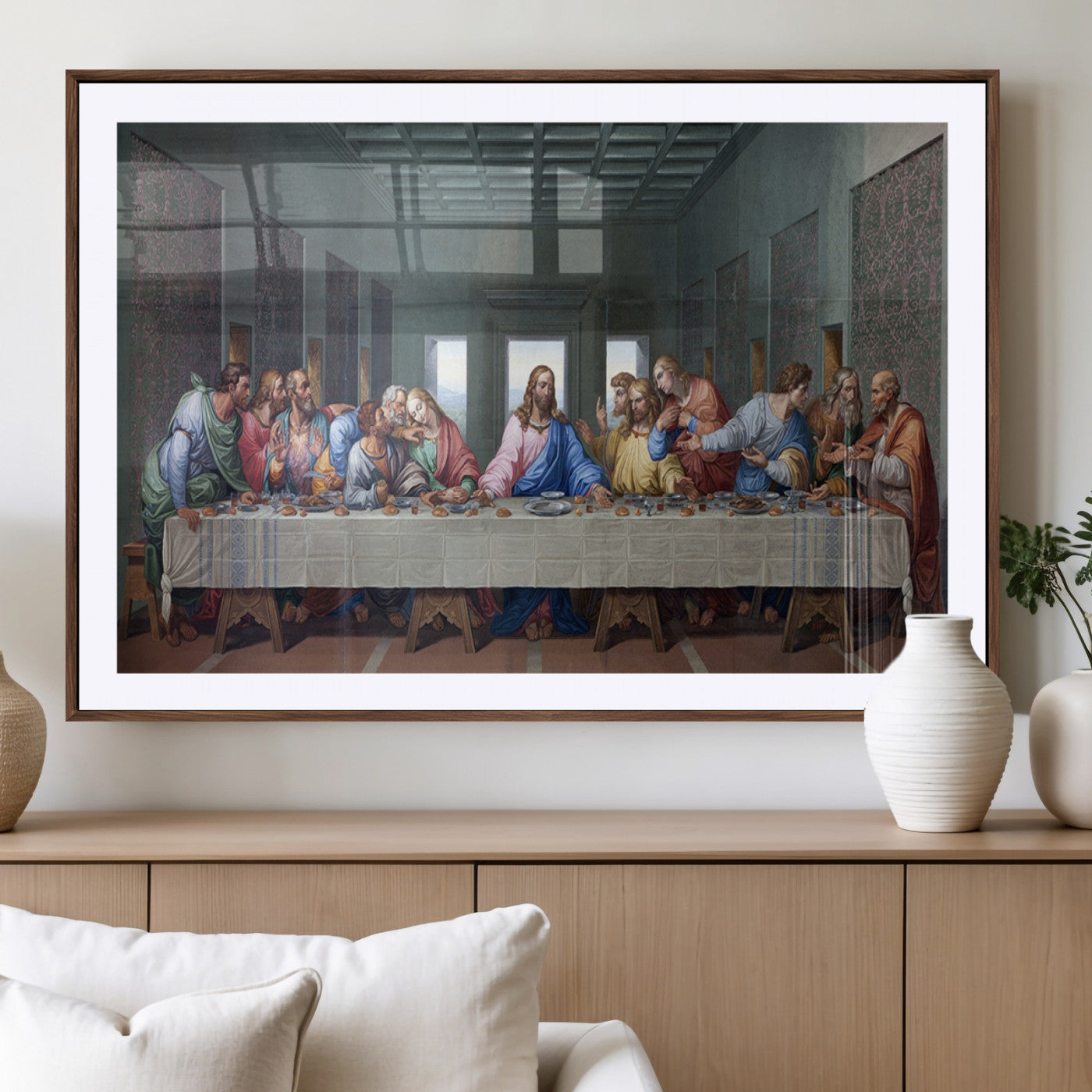 MGC-FP-36x24 - The Last Supper Multi Panel Canvas Wall Art