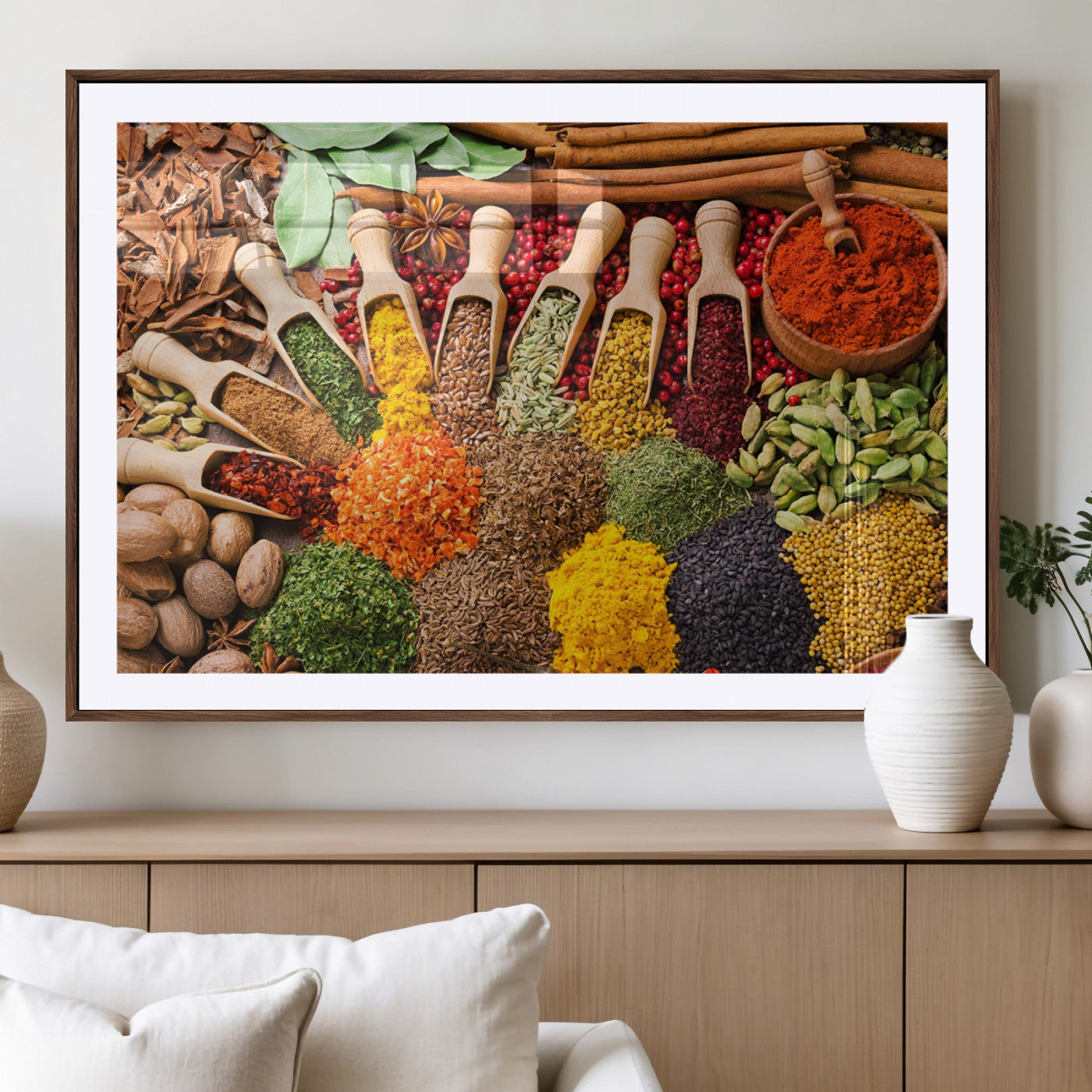 MGC-FP-36x24 - Spices Kitchen Wall Art Canvas Print