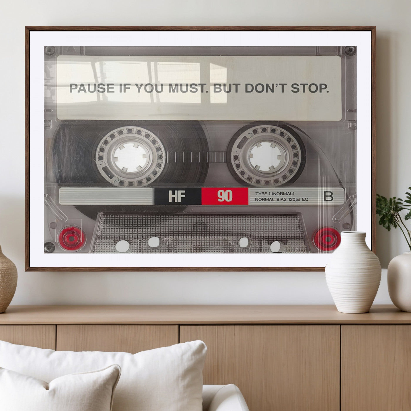 MGC-FP-36x24 - Music Cassette Iconic Wall Art Canvas Print