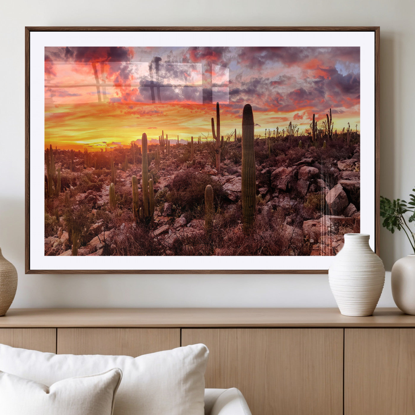 MGC-FP-36x24 - Arizona Desert Print, Western Cowboy Wall Art Print
