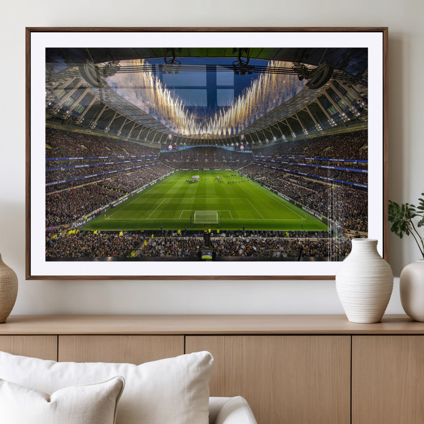 MGC-FP-36x24 - Tottenham Hotspur Football Team Print - London Tottenham Hotspur Stadium Wall Art Canvas Print