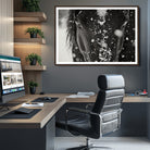 Winter Horse Snow Wall Art Canvas Print