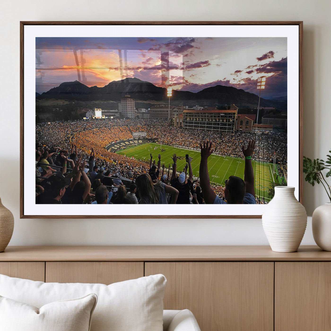 MGC-FP-36x24 - Folsom Field - University of Colorado Buffaloes Football Stadium Wall Art, Colorado Buffaloes Wall