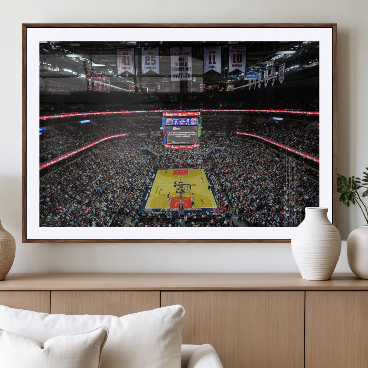 MGC-FP-36x24 - Capital One Arena Stadium Wall Art | Canvas Print | Ready to Hang | Washington D.C. Sports Decor