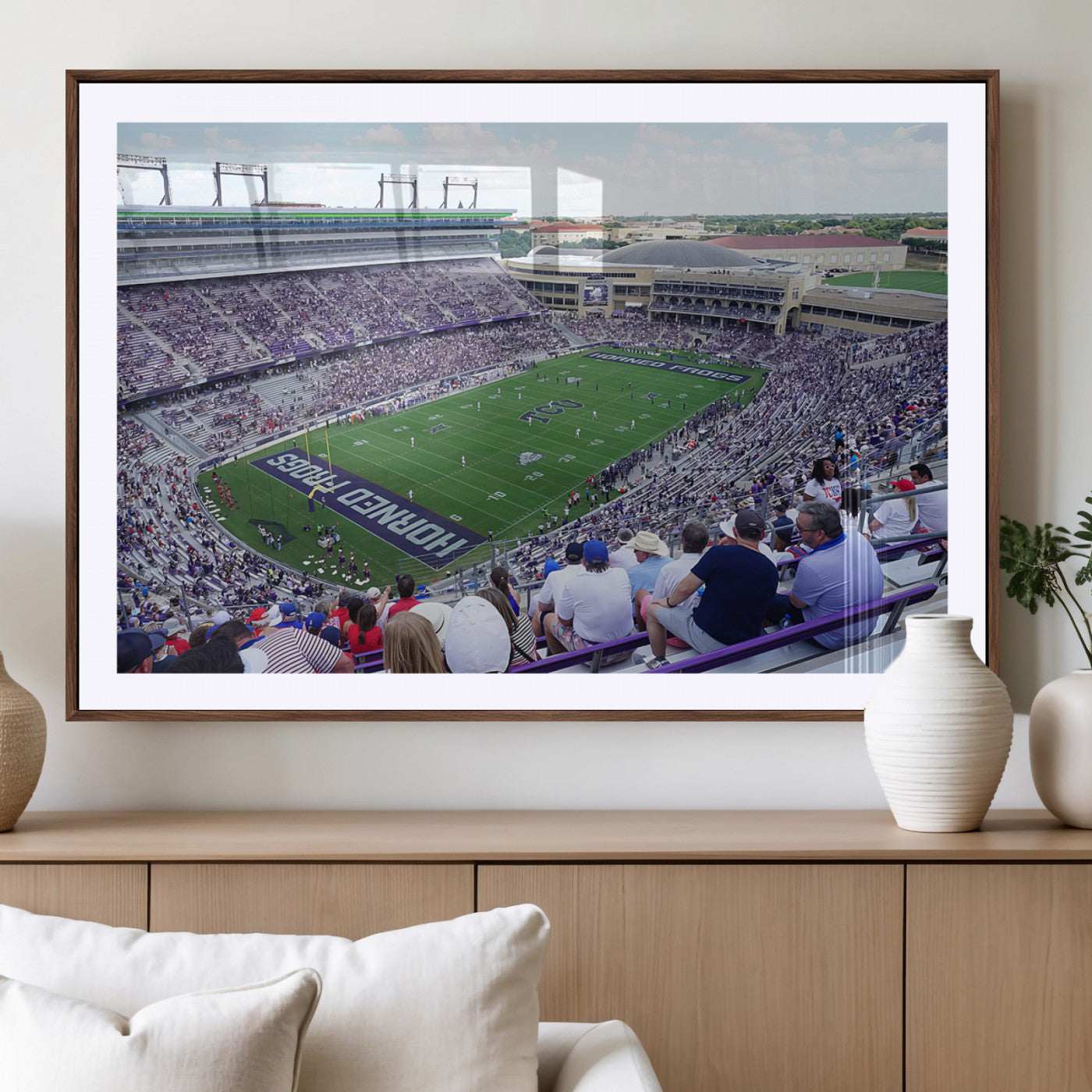 MGC-FP-36x24 - The Texas Christian University TCU Horned Frogs Football Team Print - Fort Worth Amon G. Carter