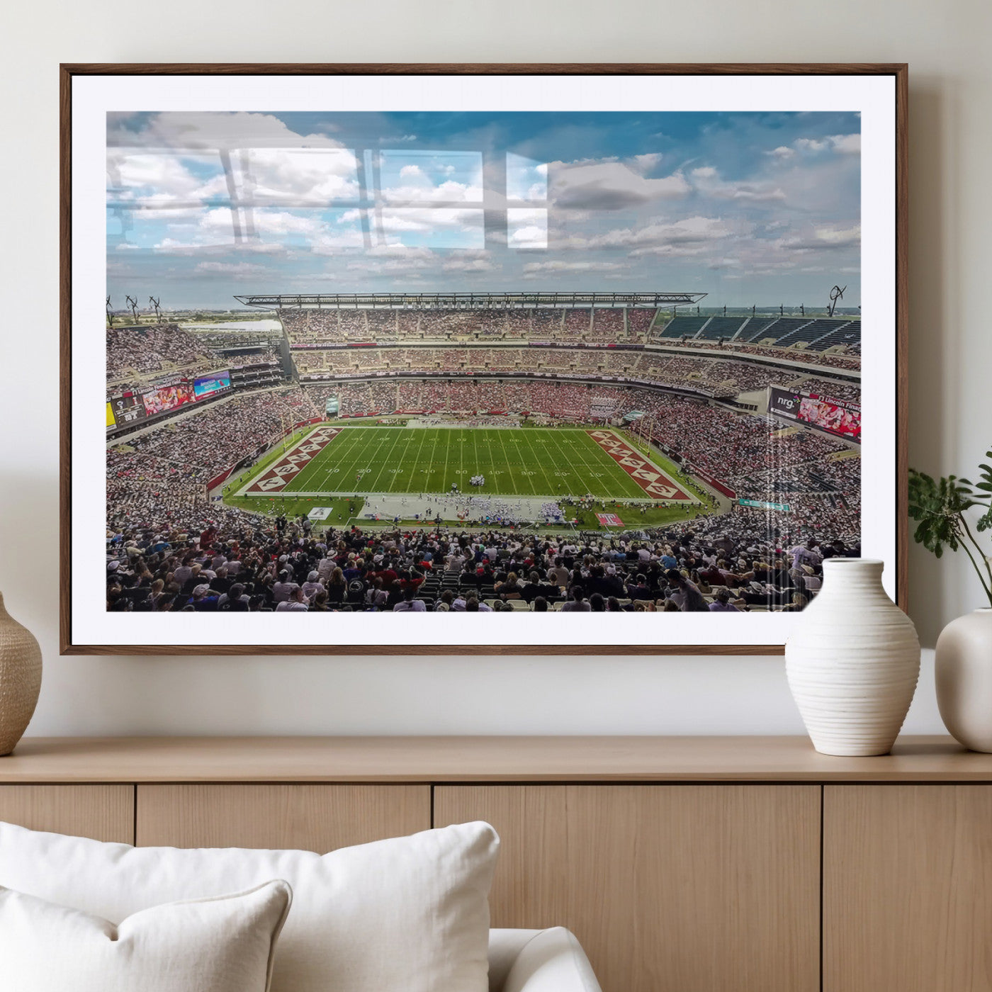 MGC-FP-36x24 - The Temple University Owls Athletics Team Print - Philadelphia Lincoln Financial Field Stadium Wall