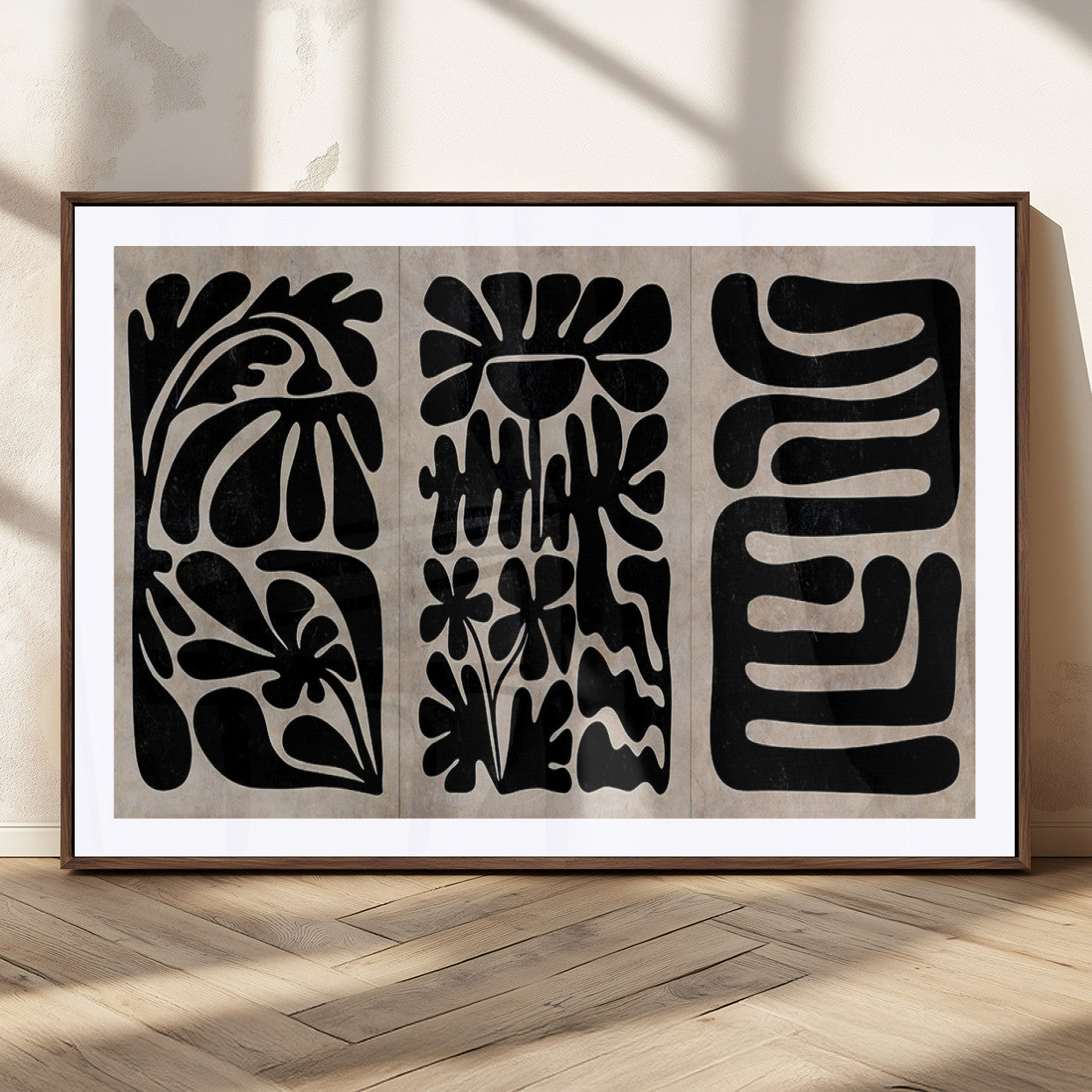 MGC-FP-36x24 - Canvas Print Wall Art Abstract Art Boho, Framed Boho Art Canvas Print