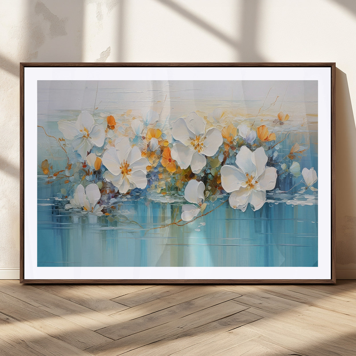 MGC-FP-36x24 - Abstract Flower Wall Art Canvas Print