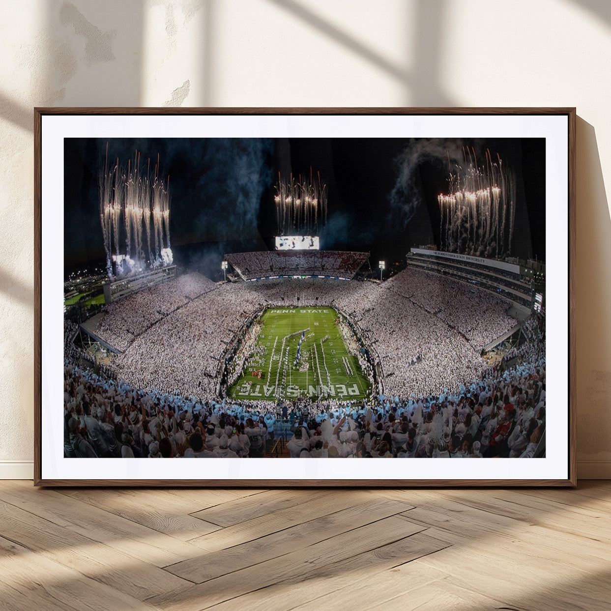 MGC-FP-36x24 - Penn Stadium Football Wall Art Canvas Print, Pennsylvania University Football Stadium