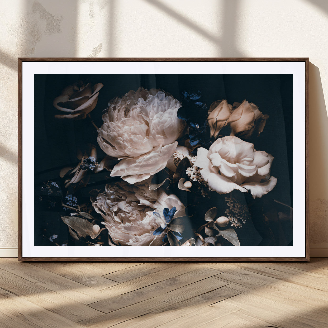 MGC-FP-36x24 - Pink Peonies Flowers Large Canvas Art Print