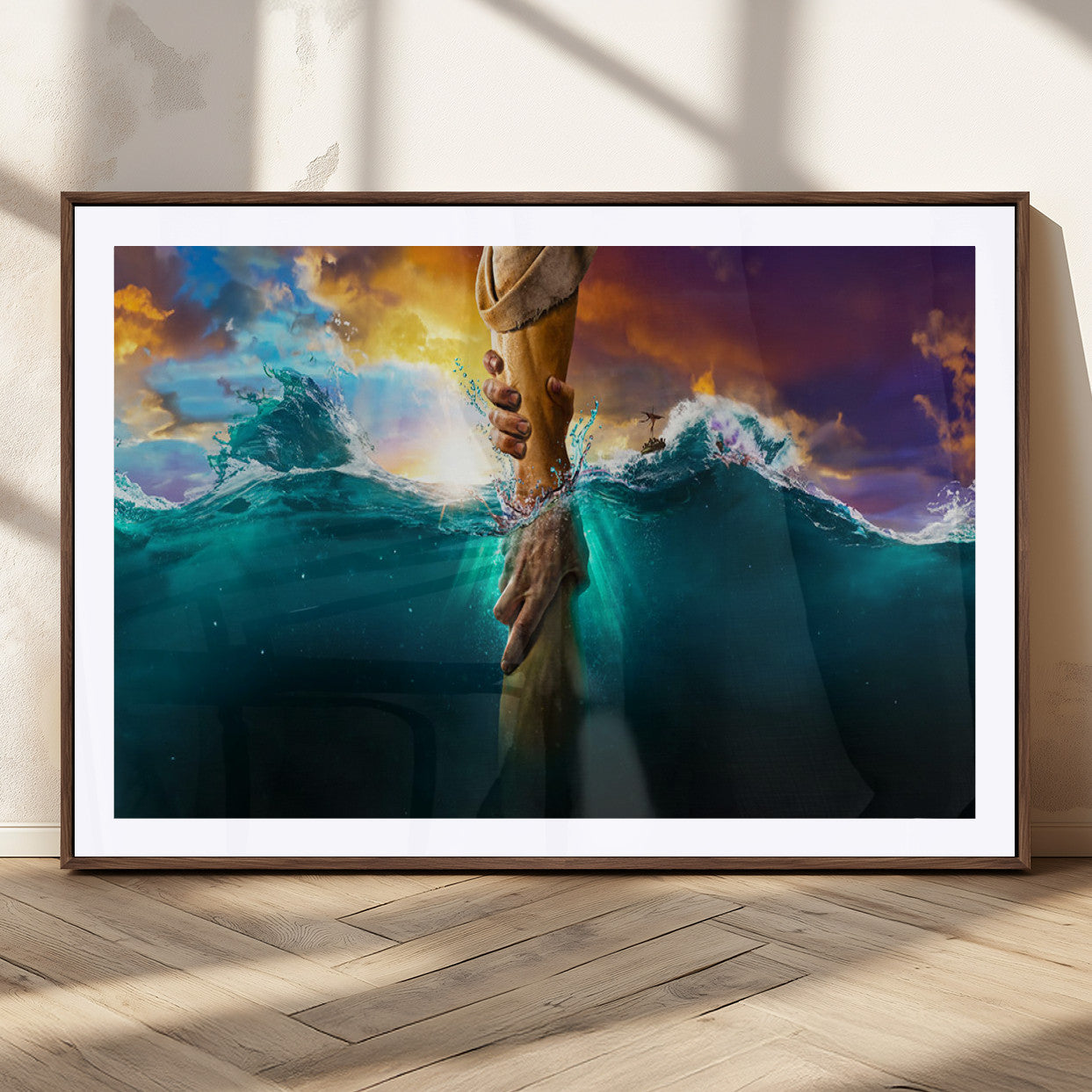 MGC-FP-36x24 - God Hand Wall Art Canvas Print