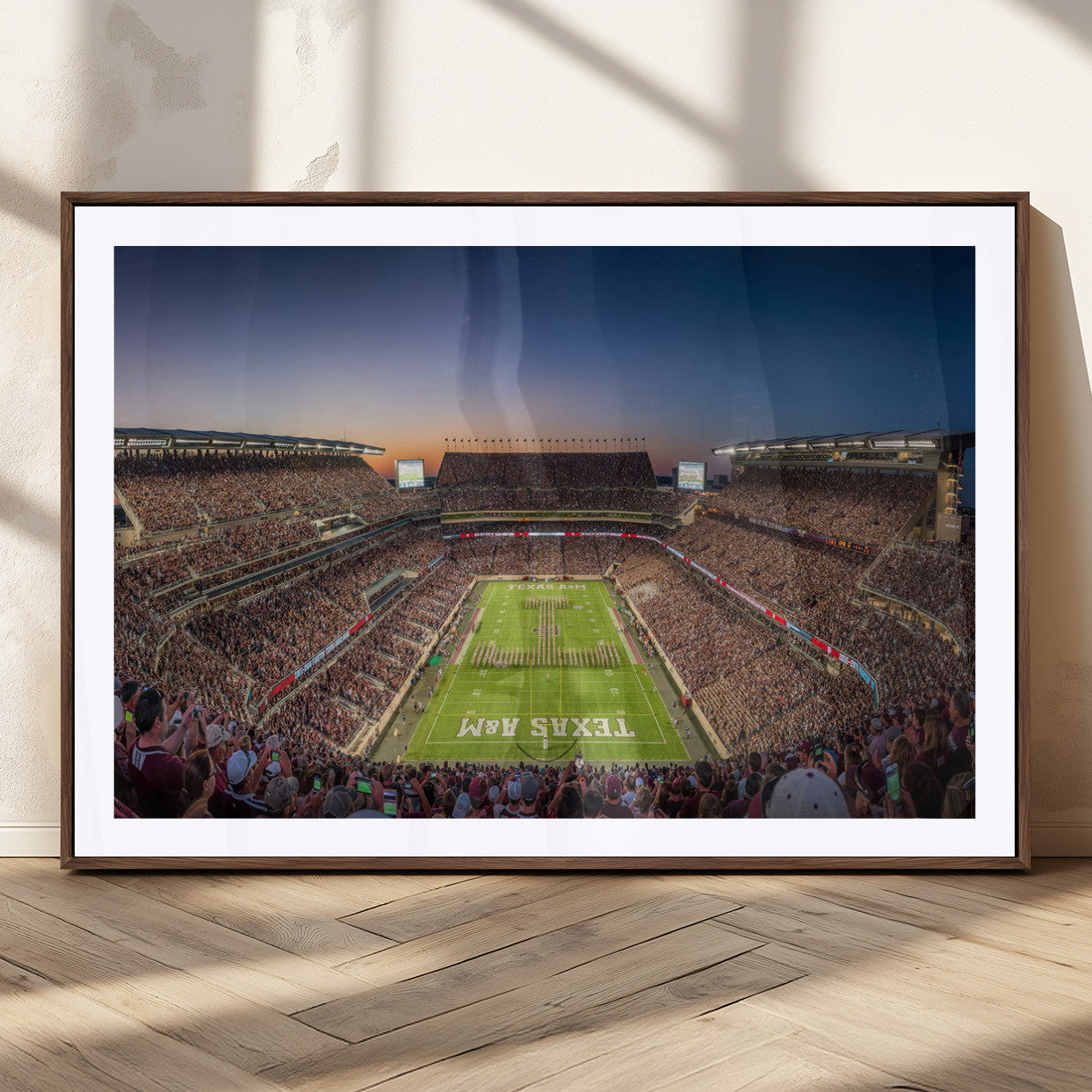 MGC-FP-36x24 - Kyle Field Wall Art Print | Large Texas A&M Aggies Football Canvas Print for Sports Enthusiasts |