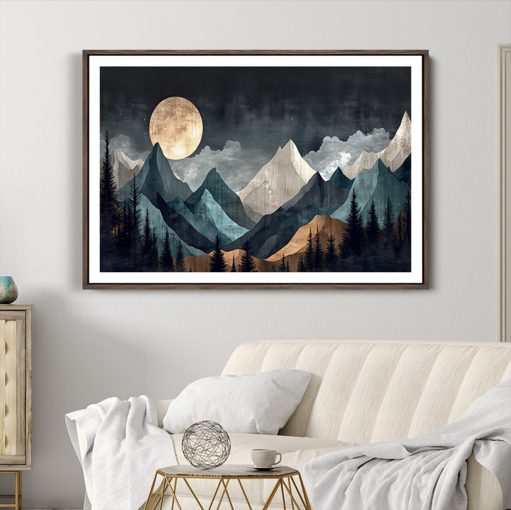 Framed Wall Art Canvas Print